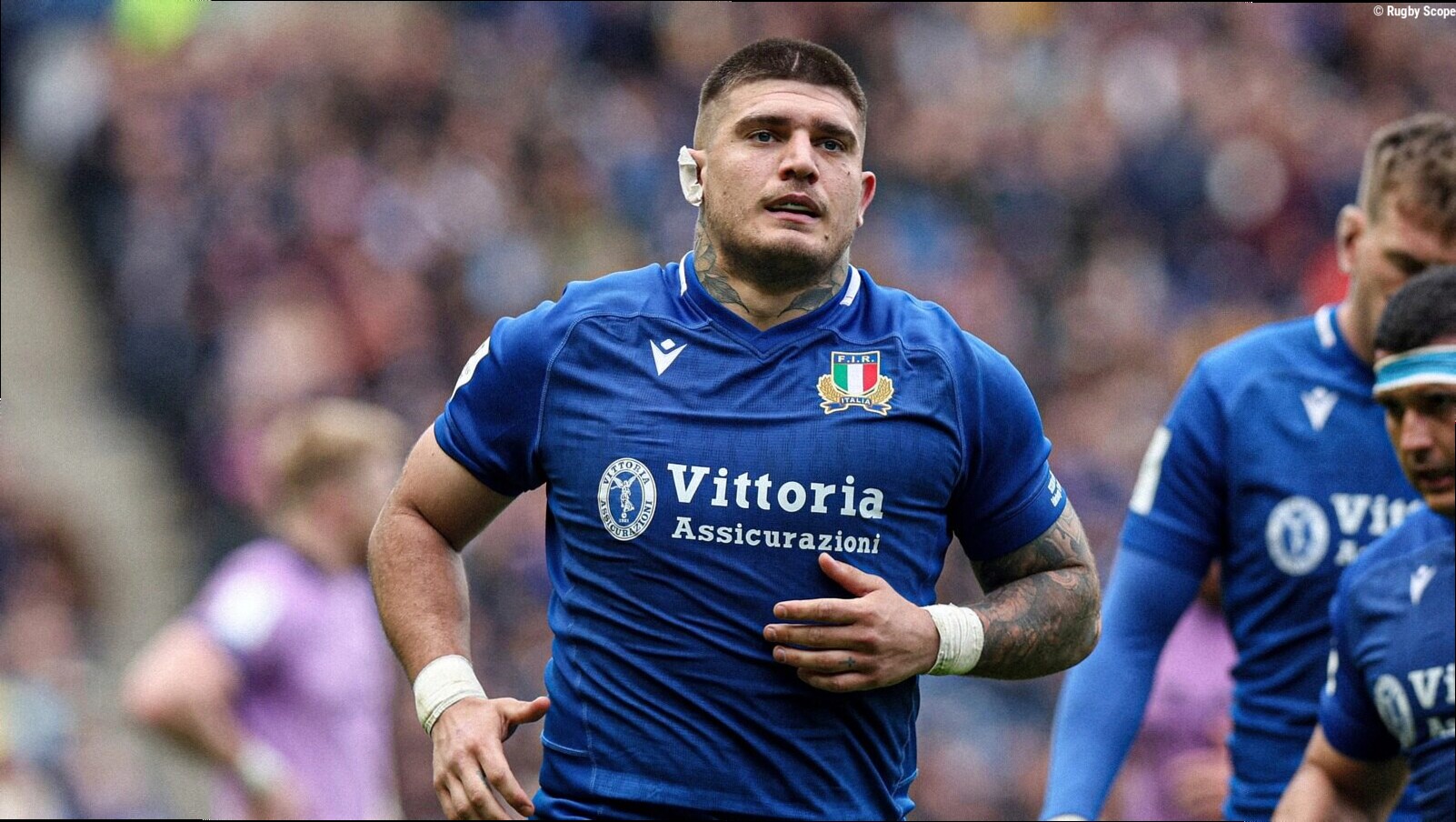 Perpignan : deux matchs de suspension contre le pilier italien Marco Riccioni