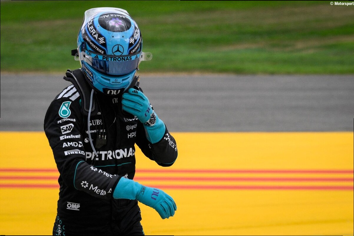Russell, aliviado tras descubrir el problema de su Mercedes: "Ahora podré conducir más natural "