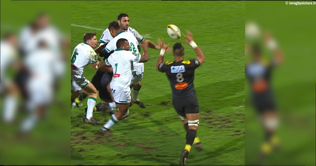 VIDÉO. Quand Rene Ranger se jouait de quatre défenseurs pour inscrire un essai venu d'ailleurs avec La Rochelle