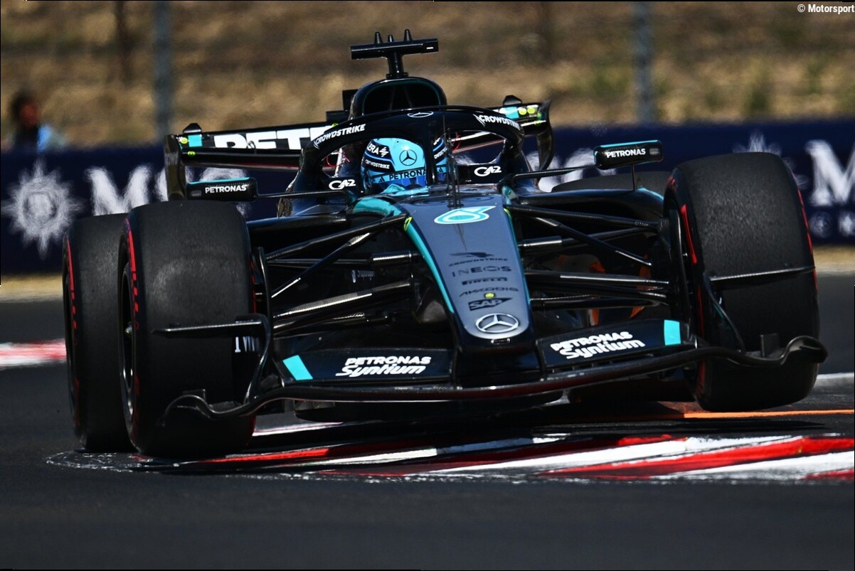 Mercedes confirma el cambio de motor de Russell antes de la carrera de Hungría