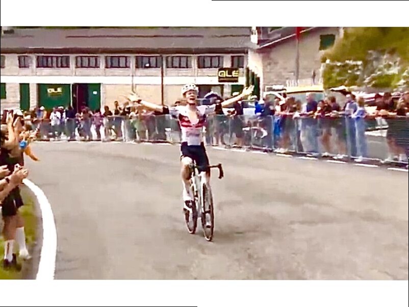 BASSANO-MONTEGRAPPA. ZUMSTEG RE DEL GRAPPA: SUCCESSO IN SOLITARIA PER L'ELVETICO