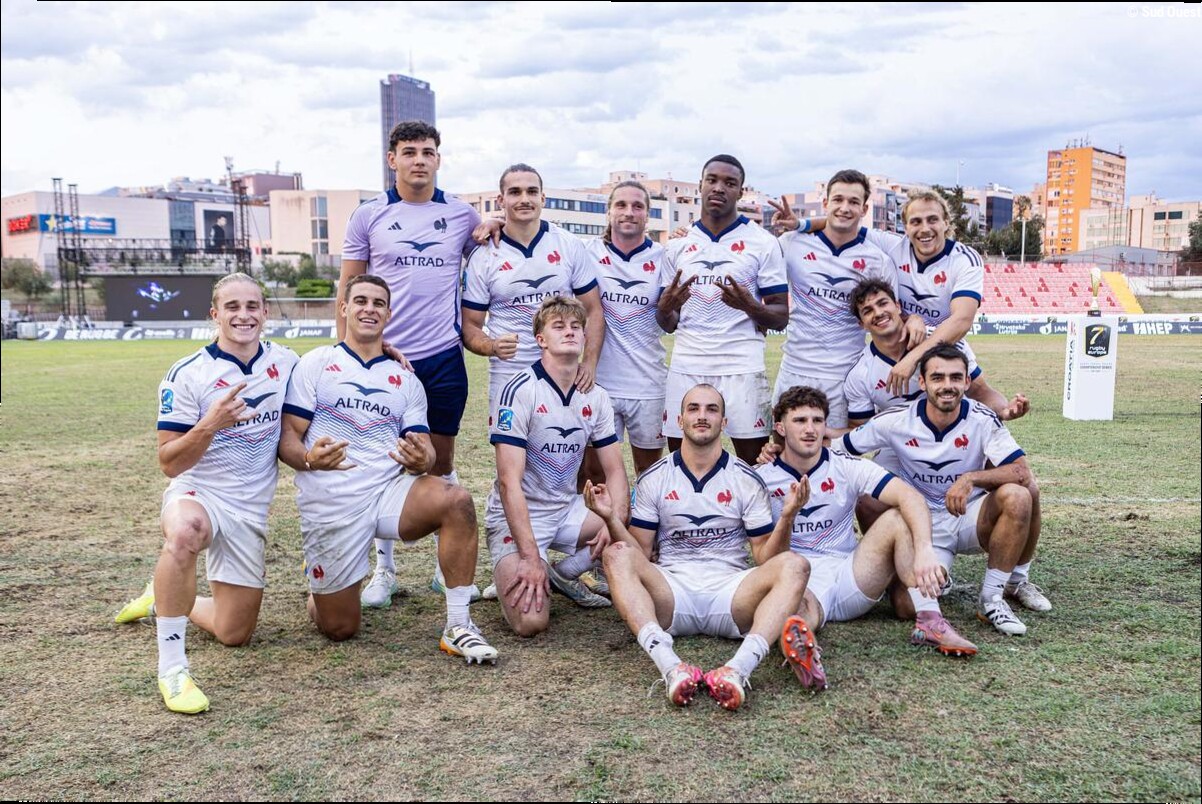 Stade Rochelais : Hoani Bosmorin et l'équipe de France de rugby à 7 sacrés champions d'Europe après la seconde étape disputée