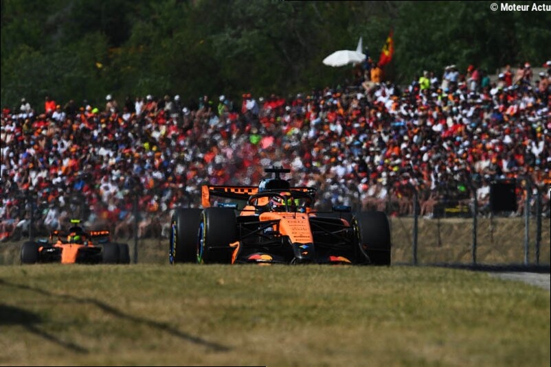 F1 : l'accrochage Piastri Sainz au Hungaroring