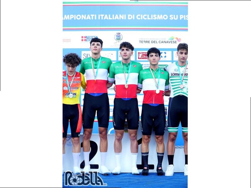 TRICOLORI ASSOLUTI. PIEMONTE E LOMBARDIA DOMINA LA VELOCITA' A SQUADRE JUNIORES. GALLERY