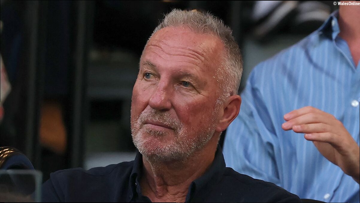 Ian Botham confronted by fan at Wales rugby match as grandson James questioned