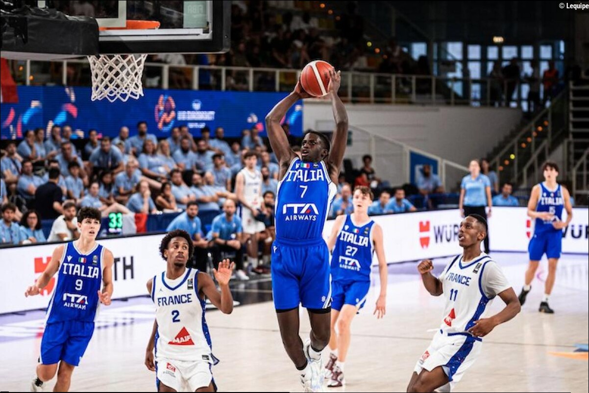 La France stoppée par l'Italie en demi-finales de l'Euro U18