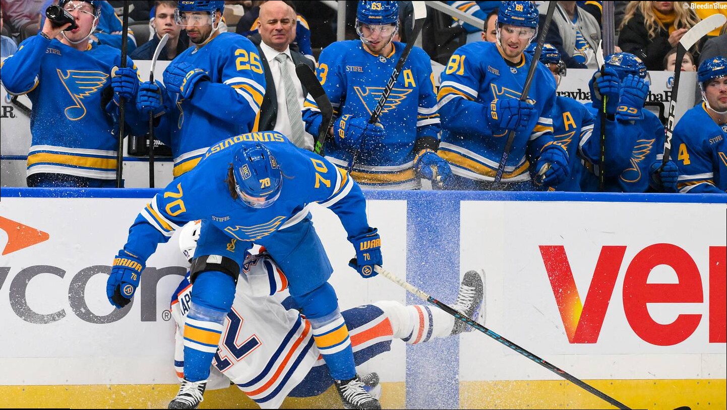 The Blues do not have an issue with the rest of the Western Conference, just their own division