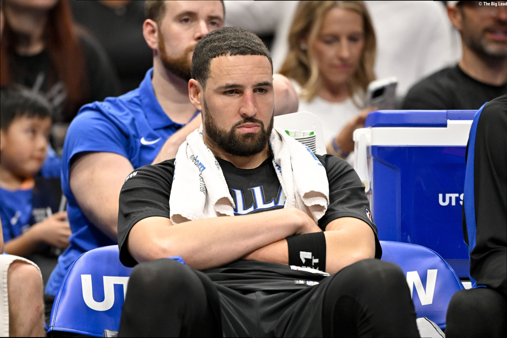 Klay Thompson wondered why he was at the center of a Kevin Durant post