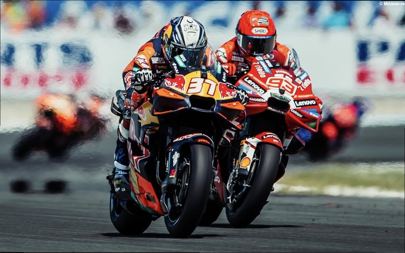 Barros lanza un aviso a Márquez: «Con la misma moto, tendrá que arriesgar mucho para estar con Acosta»