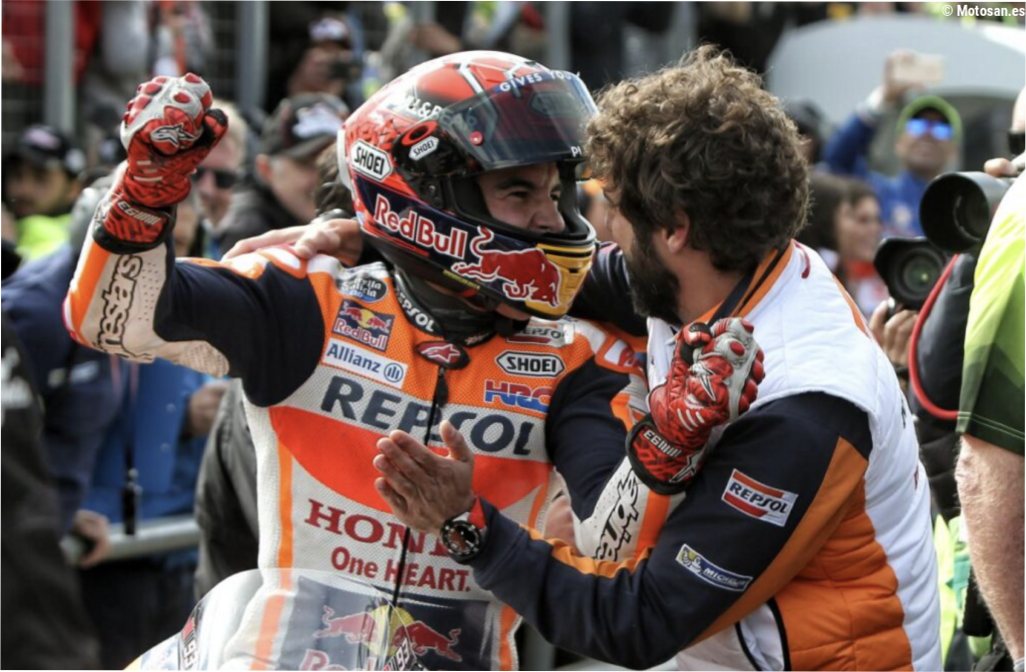 Santi Hernández: «Marc Márquez demostró su ADN hasta el último día en Honda»