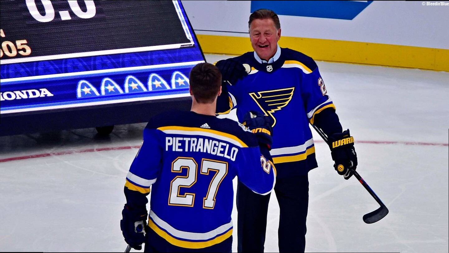 The Blues Mount Rushmore details a historic history of legendary hockey