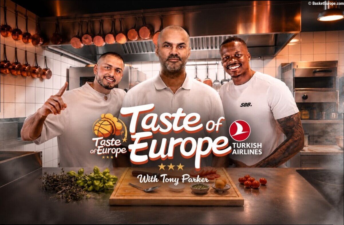 Vidéo : Tony Parker se confie derrière les fourneaux dans « Taste of Europe »