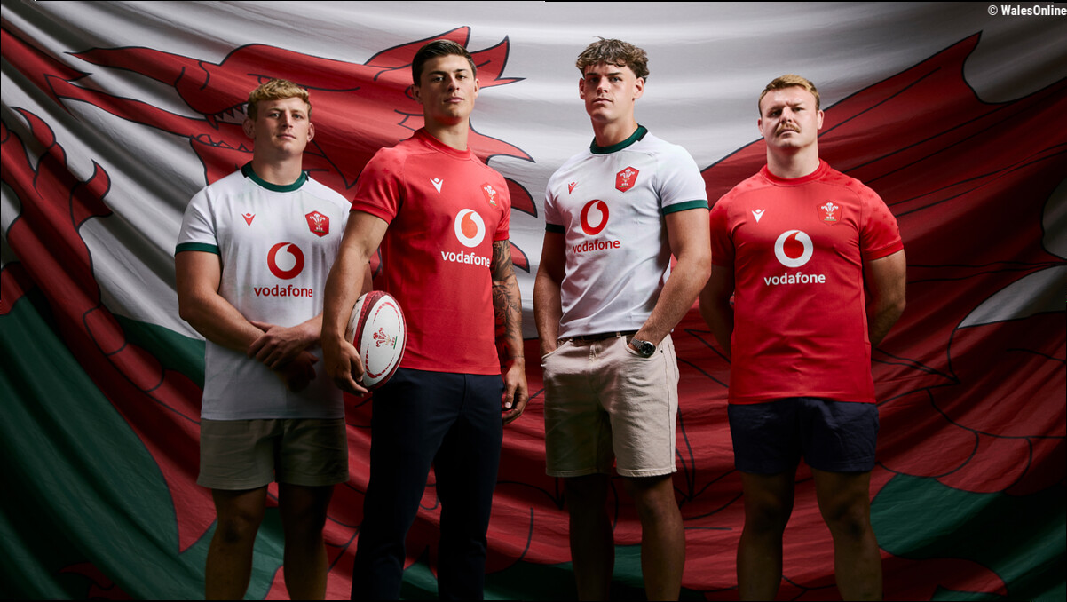 Wales unveil new home and away jerseys as kit change made