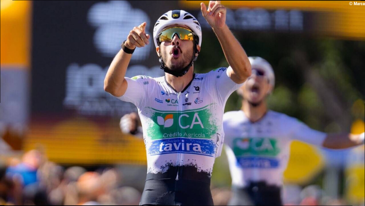 Daniel Cavia se queda con la miel en los labios en la primera etapa de la Volta a Portugal