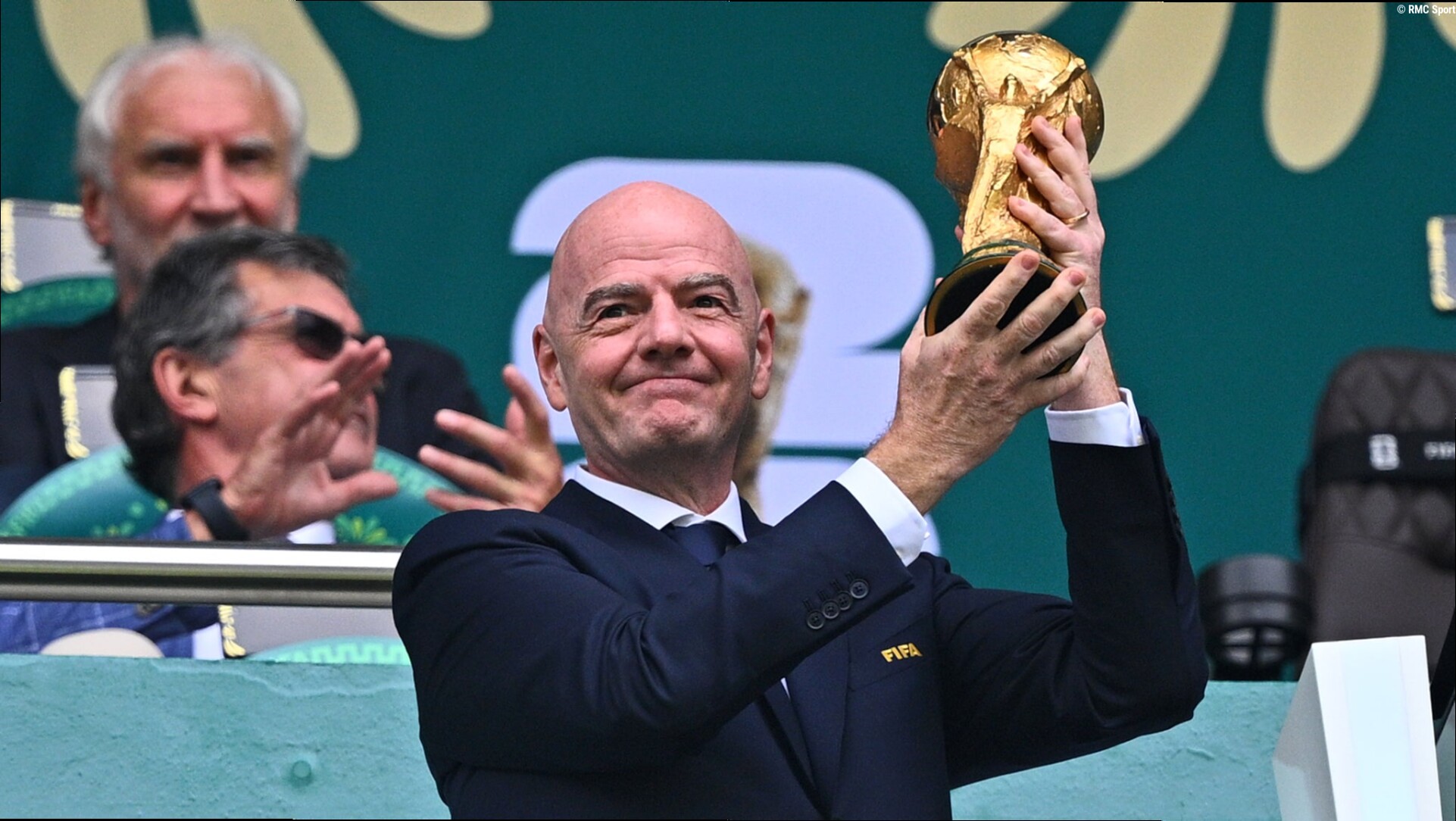"Vente de la Coupe du monde": "Un abus flagrant du pouvoir présidentiel", la Fifpro charge aussi Gianni Infantino