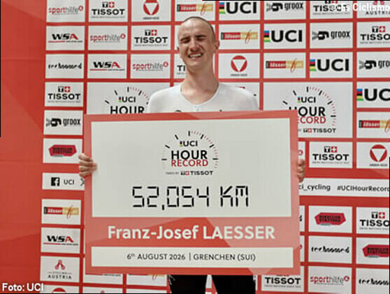 Franz-Josef LÃ¤sser bate el RÃ©cord de la Hora UCI de paraciclismo en la clase C5