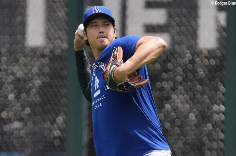 Shohei Ohtani Yet To Resume Playing Catch But Recovery From Left Knee Progressing