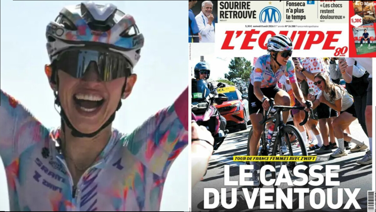 La barbaridad de Niewiadoma en el Ventoux que ya es historia del ciclismo y puede valer un Tour: 5,31 W/kg en 55' que valen e