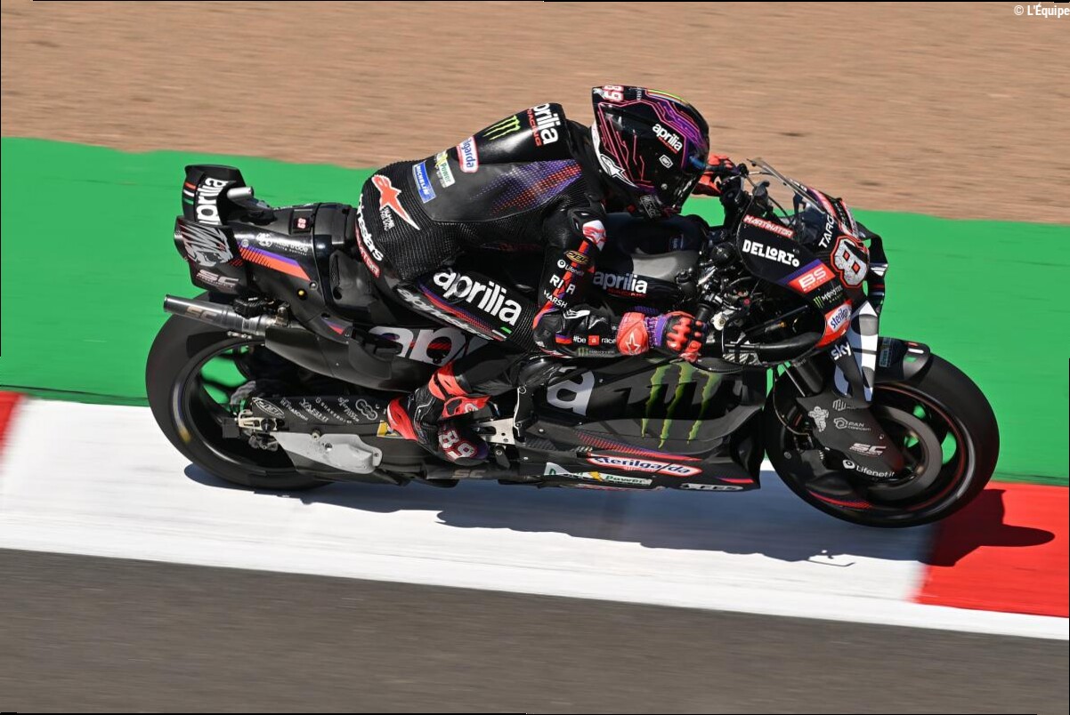 Jorge Martin en pole-position du GP de Grande-Bretagne, Fabio Quartararo 13e