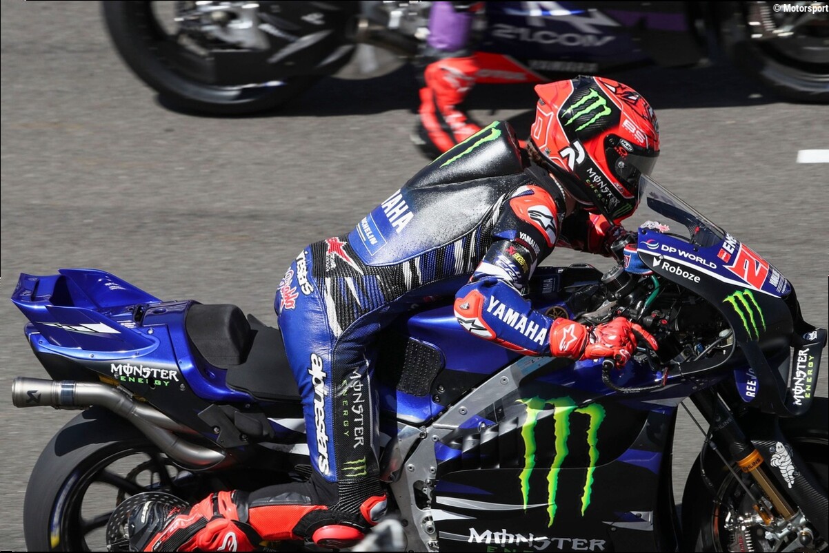 Quartararo toujours en difficulté : "Je suis très tendu sur la moto"