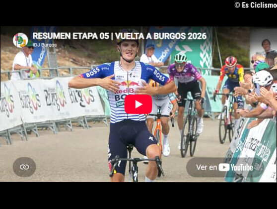 VÃ­deo resumen de la 5Âª etapa de la Vuelta a Burgos 2026 (Ãºltima)