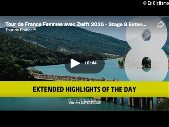 VÃ­deo resumen de la 8Âª etapa del Tour de Francia Femenino 2026