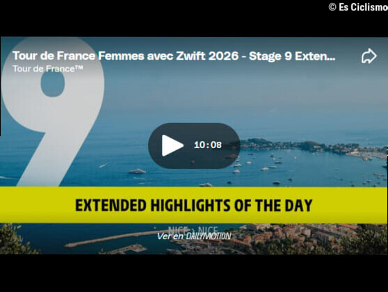 VÃ­deo resumen de la 9Âª etapa del Tour de Francia Femenino 2026 (Ãºltima)