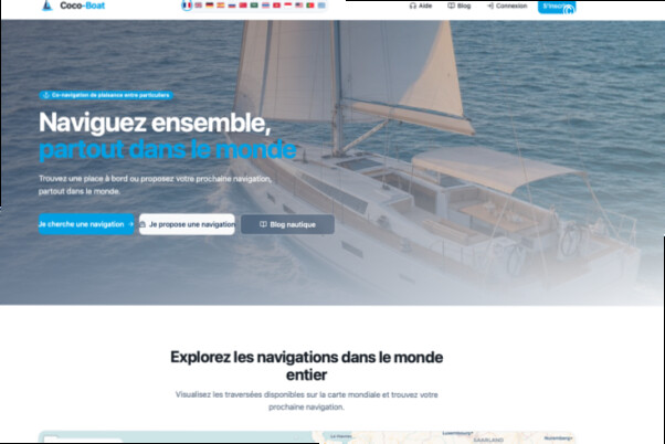 Coco-Boat, une plateforme de co-navigation pour embarquer partout dans le monde