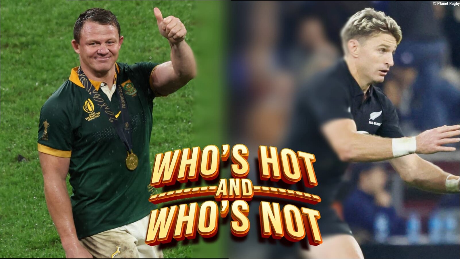 Who's hot and who's not: 'Age just a number' for Springboks call-up while Beauden Barrett blows All Blacks 'opportunity'