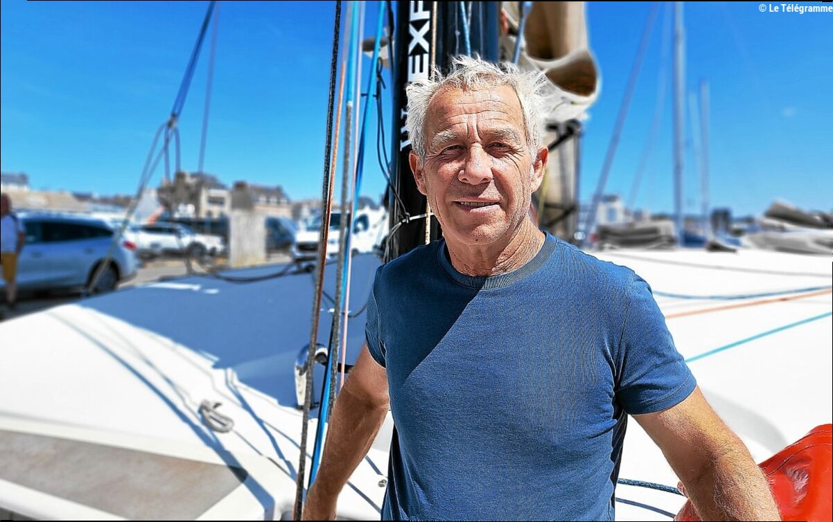 « Là, on a des régatiers de haut niveau de l'éclipse » : le skipper Roland Jourdain embarque des scientifiques et des astrono