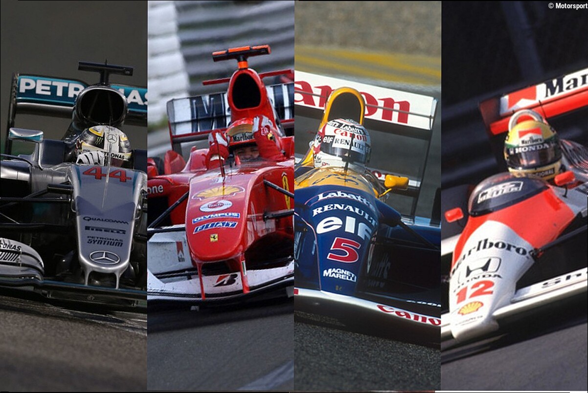 Los coches de F1 con más victorias y más dominantes de la historia