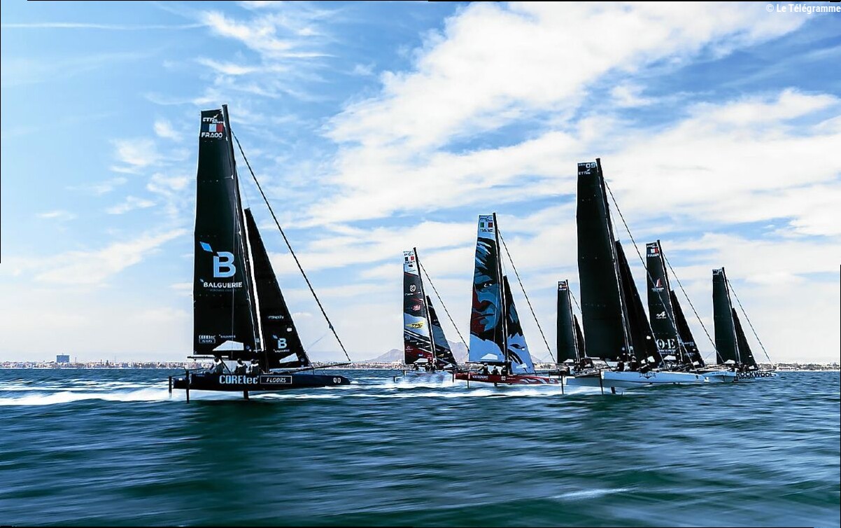 Grand Prix de Lorient des ETF 26 : les catamarans à foils vont voler au large de Gâvres