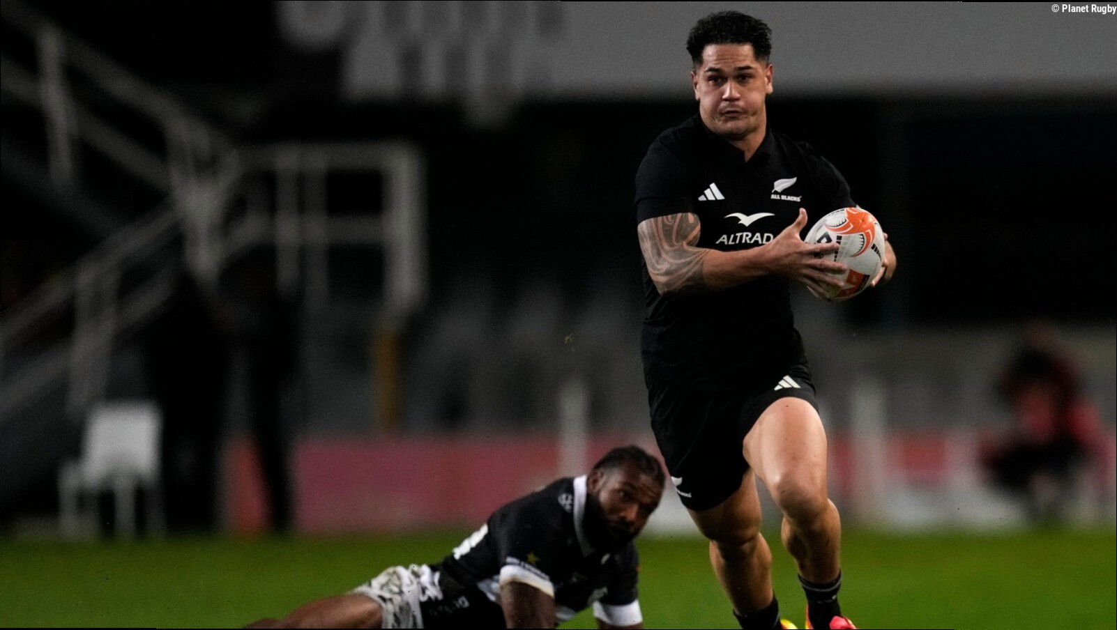 Eight-try All Blacks make statement of intent with crushing victory over hapless Sharks