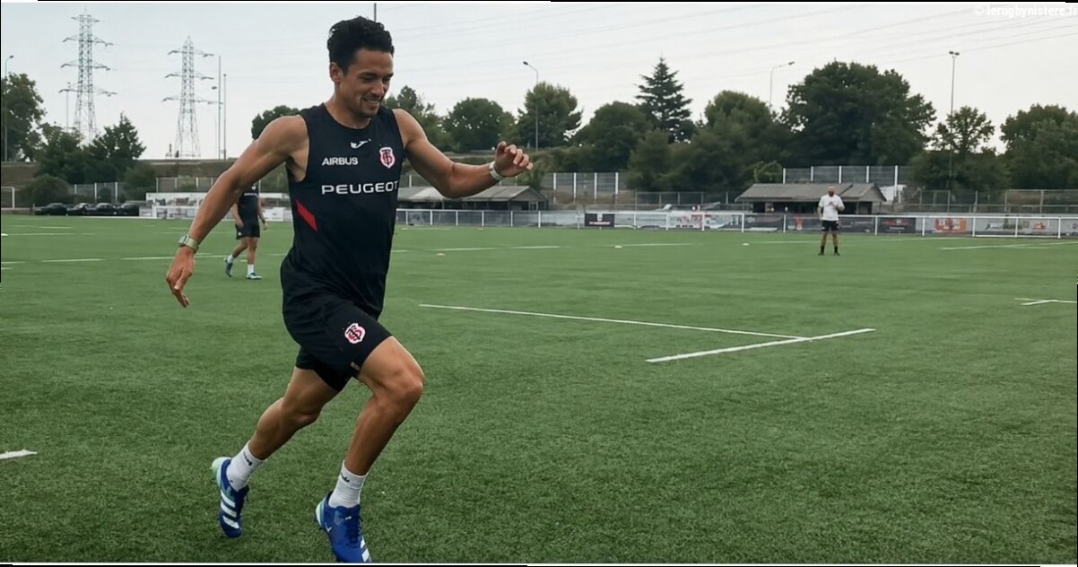 VIDEO. "T'as pas chômé mon Ange" : Capuozzo pète les scores au Bronco Test du Stade Toulousain 