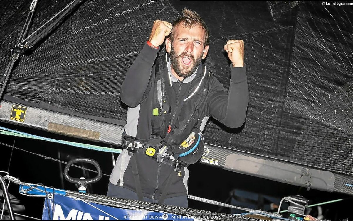 « On a eu des conditions de navigation dinguissimes », raconte Julien Letissier, grand vainqueur de la Mini Atlantique