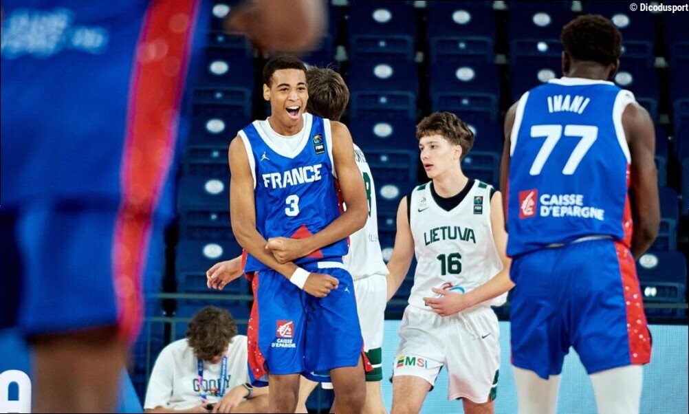 La France a eu chaud contre la Lituanie, mais se qualifie en finale de l'EuroBasket U16 !