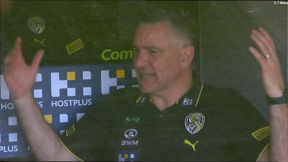 Richmond coach Adem Yze fumes at Steely Green's moment of madness during heavy loss to St Kilda