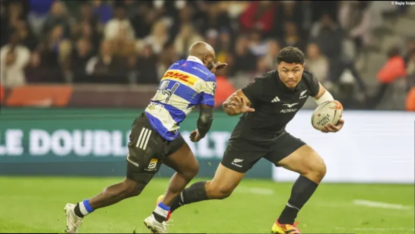 All Blacks : Caleb Clarke quitte la tournée, l'hécatombe se poursuit avant les Springboks