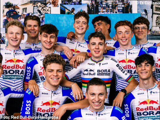 Lorenzo Finn lidera al Red Bull-Bora en busca del Tour del Porvenir