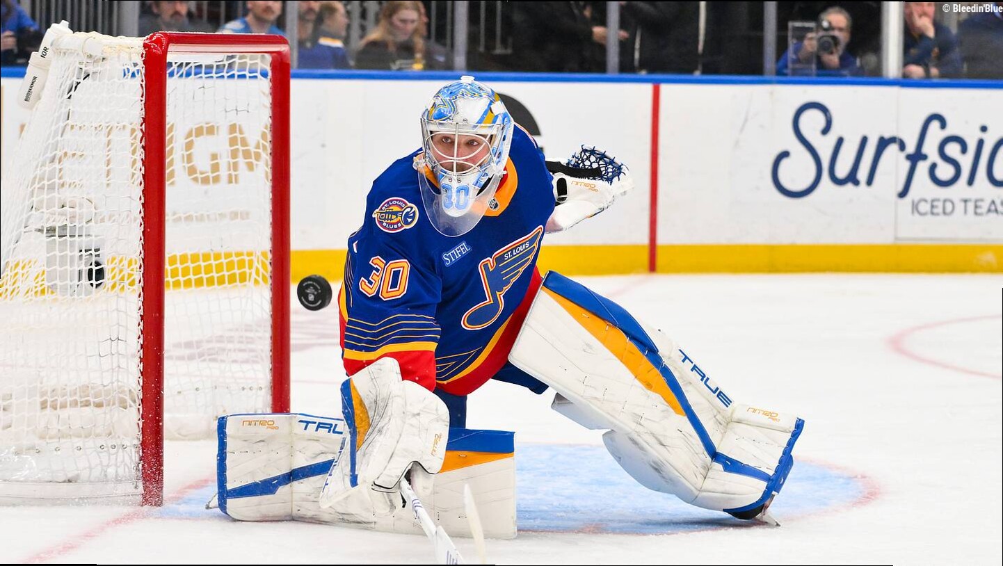 St. Louis starter emerging as top-10 goaltender