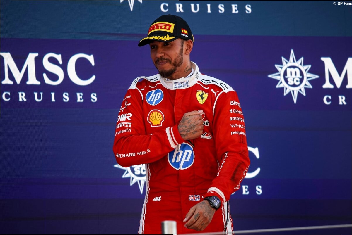 Lewis Hamilton 'recharged and ready' for Ferrari title fight after GOAT visit