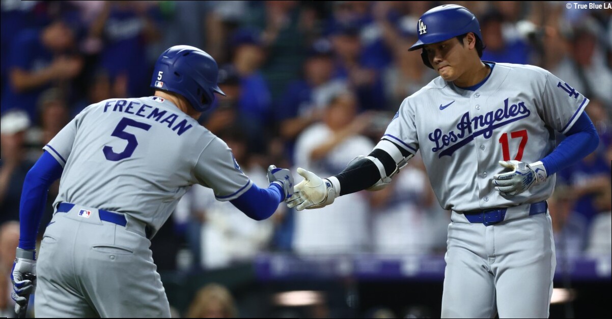 Dodgers bats come alive in blowout win at Coors Field