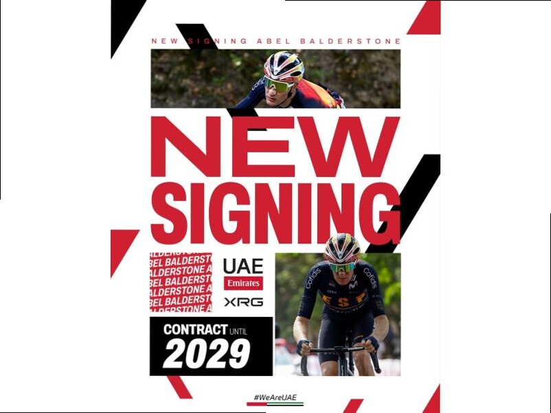 UAE TEAM EMIRATES. C'È UN TRIENNALE PER LO SPAGNOLO BALDERSTONE