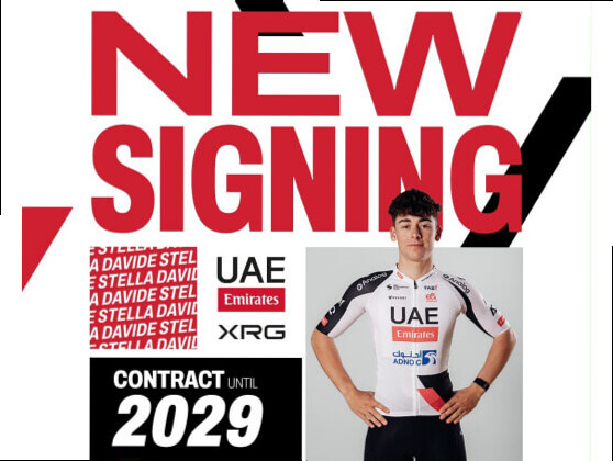 Davide Stella asciende al UAE Emirates-XRG con un contrato de tres aÃ±os