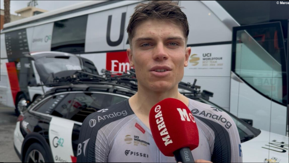 Pablo Torres: "Para ganar junto a Pogacar hay que ser el segundo mejor en carrera"