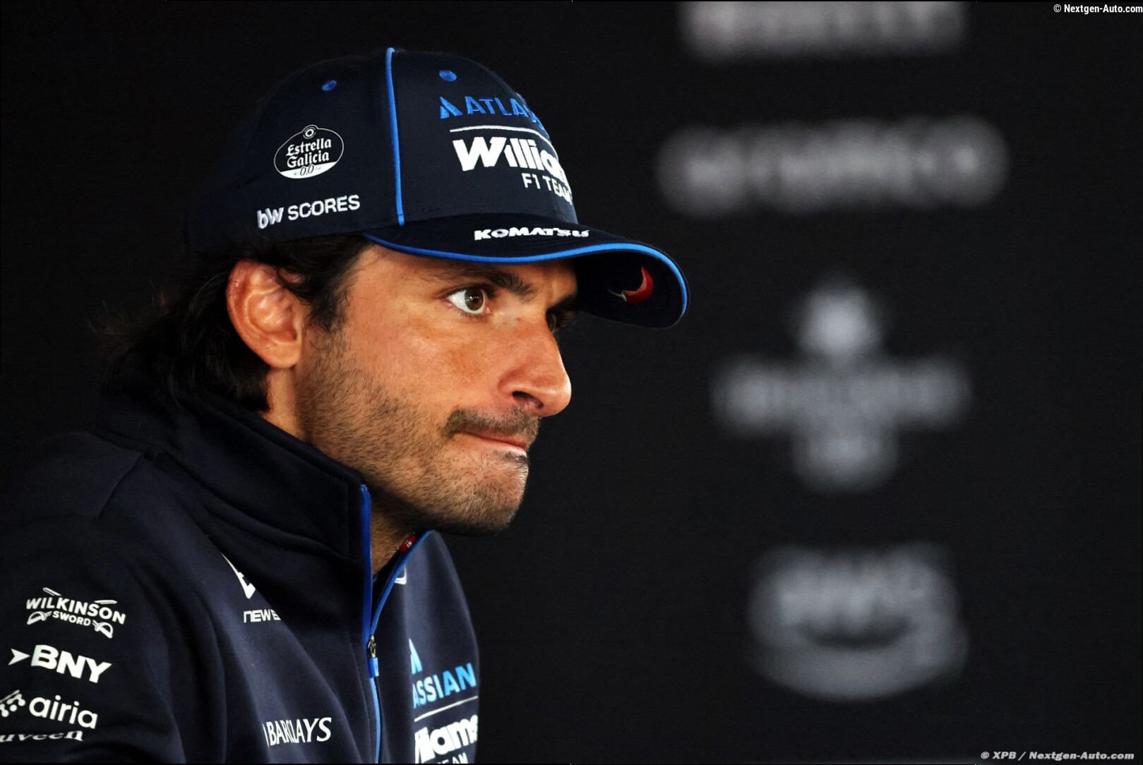 Sainz : je ne suis pas du genre à prendre la fuite malgré une Williams 'fondamentalement ratée'