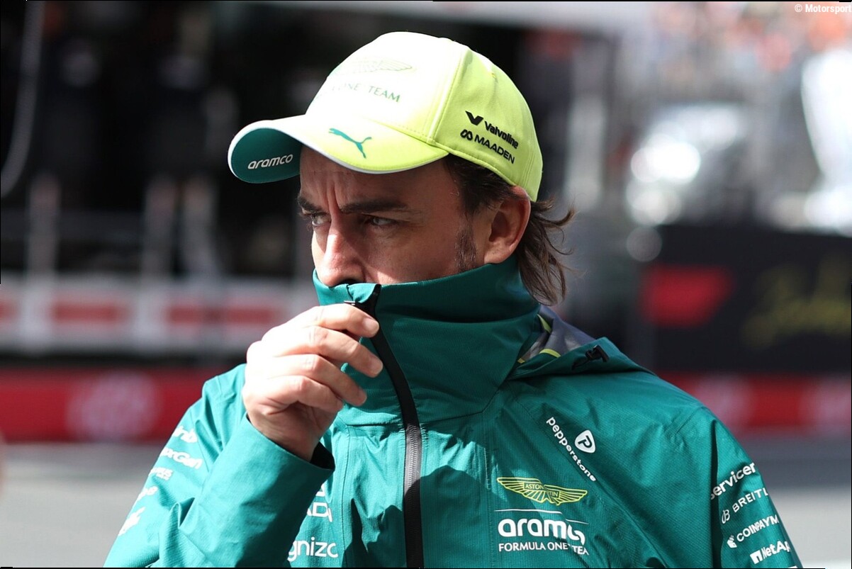 Alonso, con problemas en el Aston Martin y motor Honda: "Ha pasado de todo"