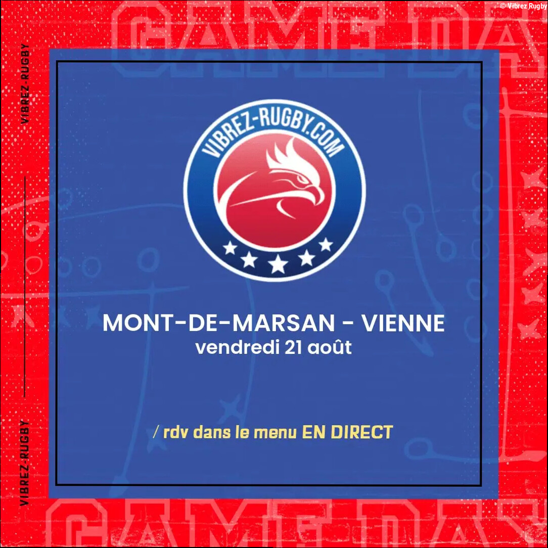 Mont-de-Marsan – Vienne en direct