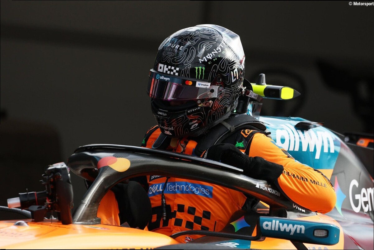 Norris avisa tras rozar la pole: "El buen rendimiento de Budapest sigue aquí"