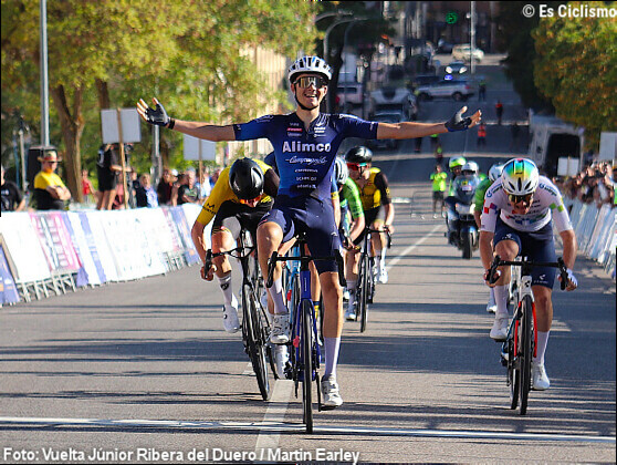 Ion Eguia gana en Aranda de Duero y Xander Graham se convierte en lÃ­der de la Vuelta Ribera